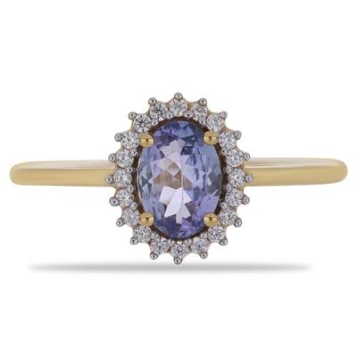 BUY 925 SILEVR NATURAL TANZANITE GEMSTONE RING